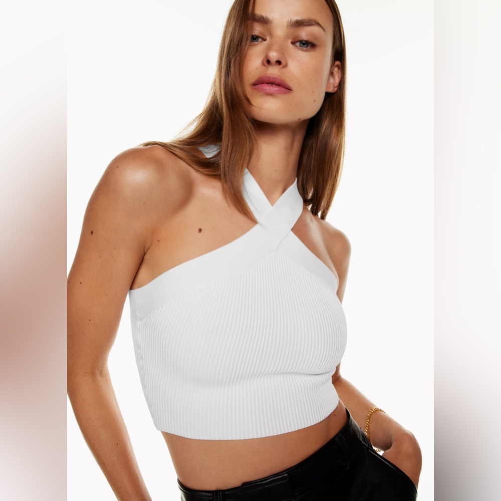 Aritzia - Babaton Sculpt Knit Criss Cross Tank